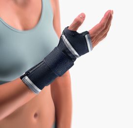 BORT ManuZip® Eco, Zipper Hand Brace with Strap, Easy Zip On & Off