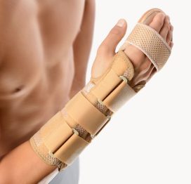 BORT Soft Hand Wrist Brace with Adjustable Finger Support, For Arthritis & Carpal Tunnel -111