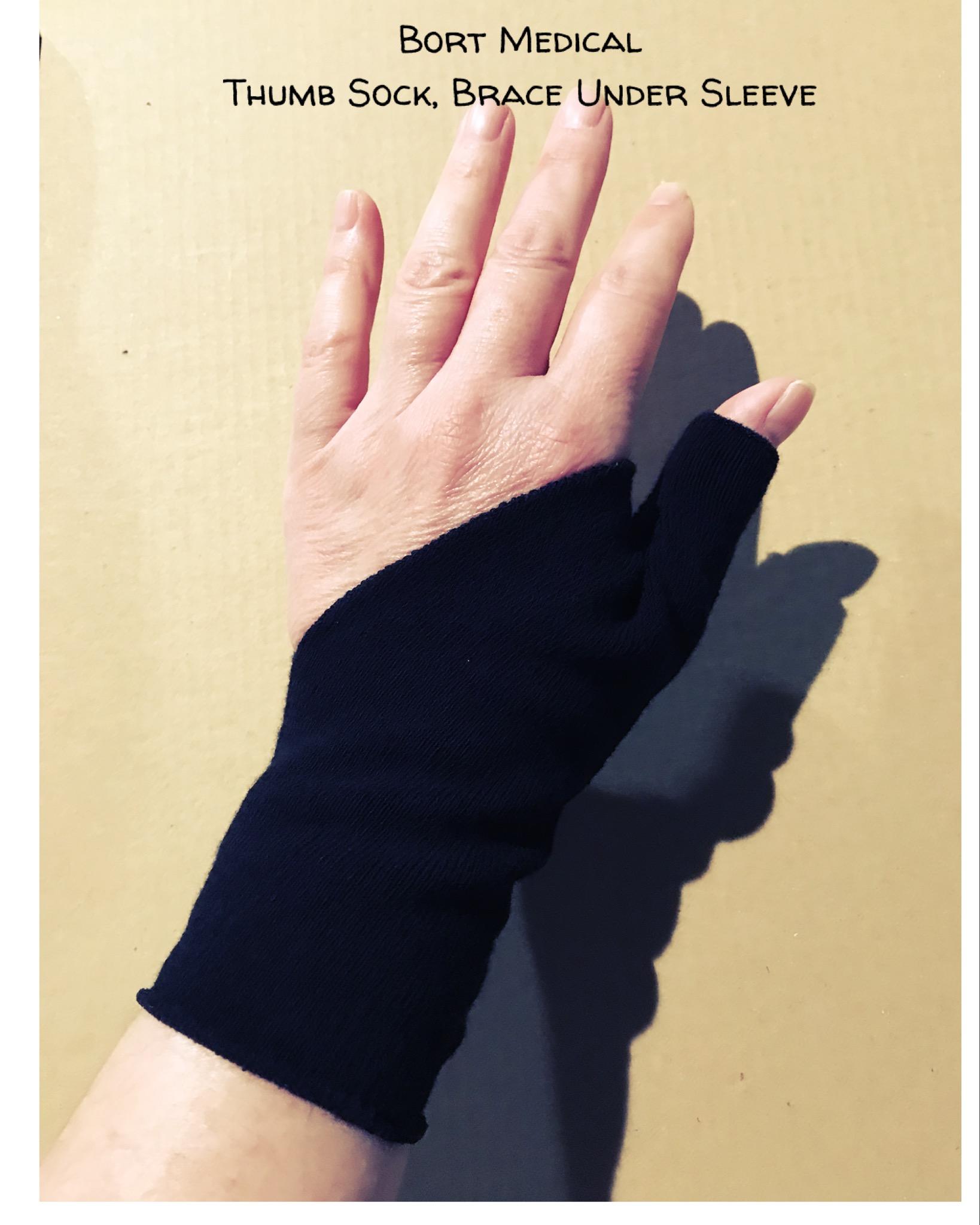 BORT Soft Protective Undersleeve for Thumb Splint, Liner for Thumb