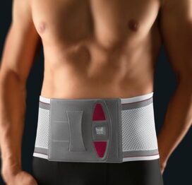 BORT Select Back Brace with Lumbar Support and 1 Silicone Pad, Essential