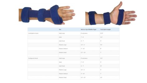 Comfyprene Soft Dorsal Hand Brace, 1 Finger Hand Wrist Brace, Carpal Tunnel Arthritis - Image 3