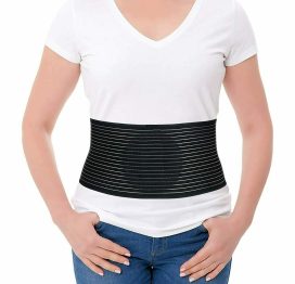 BSOS Umbilical Hernia, Abdominal Support Truss Belt with 1 Non- Removable Pad