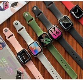 M7 Pro SmartWatch for Android and IPhone- Calling Function, Heart Rate Blood Pressure Oxygen Level Temperature Track Sleep