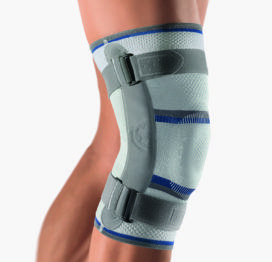 BORT Hinge Knee Brace with ROM Plugs, Silicone Patella