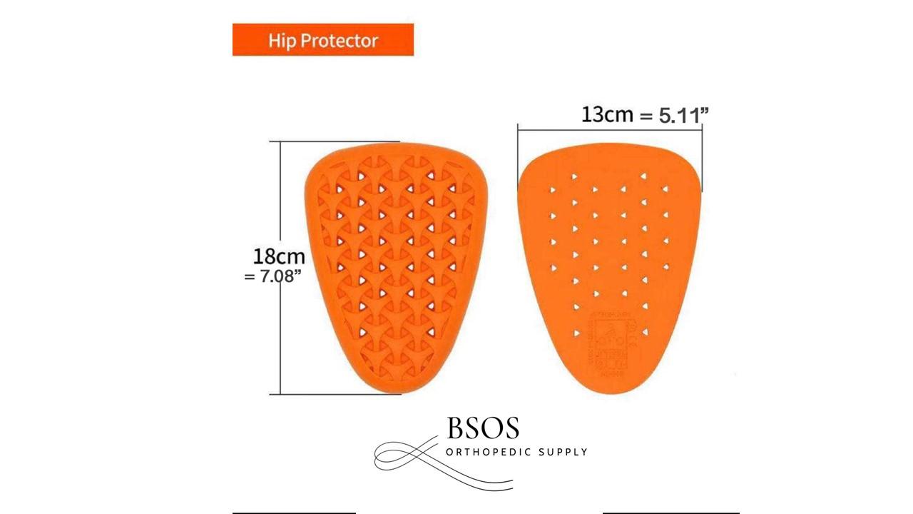 Hip Protection, Impact Pads, Level 2- for Elderly, Motorcycle, Ice Skating,  Sports, Falls Fracture Prevention - BSOS Orthopedic Supply