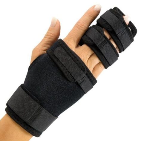 BSOS Trigger Finger Splint, 2 Finger Brace, Hand Brace, Arthritis, Dupuytren's Contracture