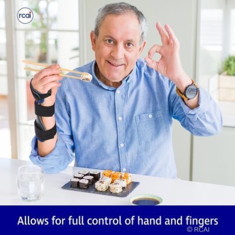 RCAI Dorsal Hand Brace, SOFT CTS Dorsal Splint, 1 Wrist Brace, Carpal Tunnel Arthritis, USA - Image 4