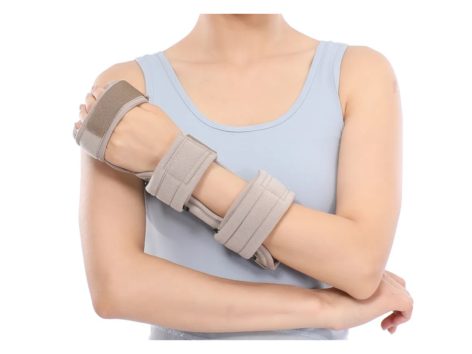 BSOS Soft Resting Splint Hand Brace, 4 Finger Wrist Brace, Carpal Tunnel