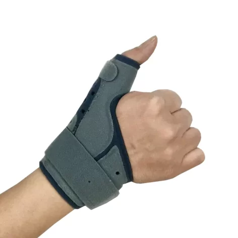 Velour Thumb Brace Immobilizer with Steel Support For CMC, Arthritis, Thumb Sprain